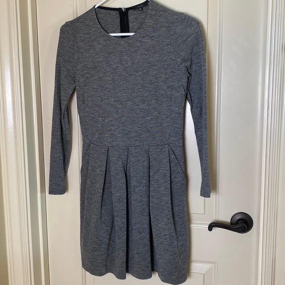 ARITZIA TALULA gray tartine Dress size 6 - Picture 3 of 12